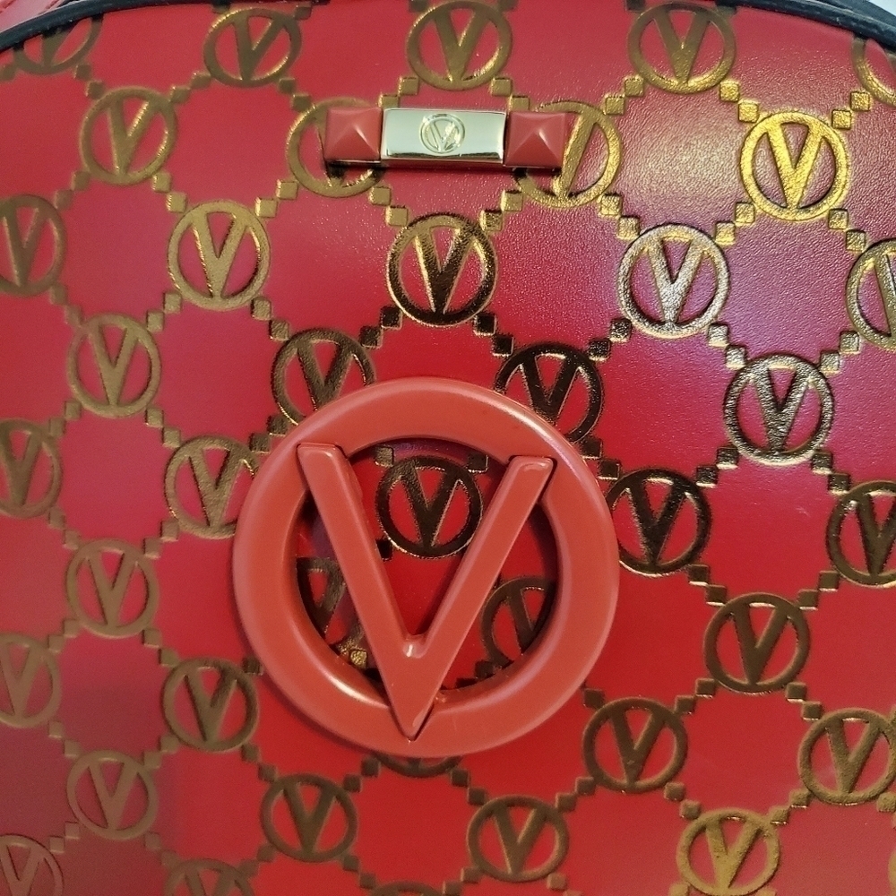 NWT VALENTINO BY MARIO VALENTINO Diana Monogram Leather Domed Crossbody … - Picture 6 of 8
